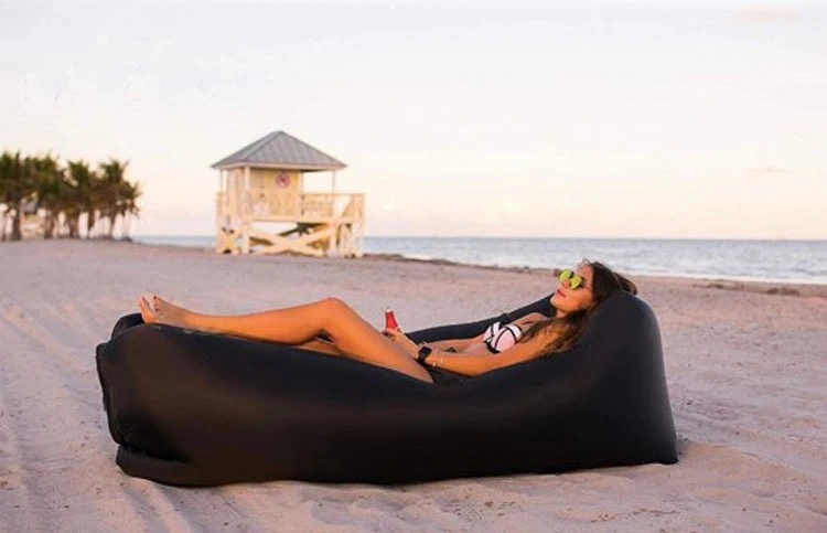 Outdoor Folding Fast Lazy Sofa Lay Bed Inflatable Lounger Air Sofa Chair