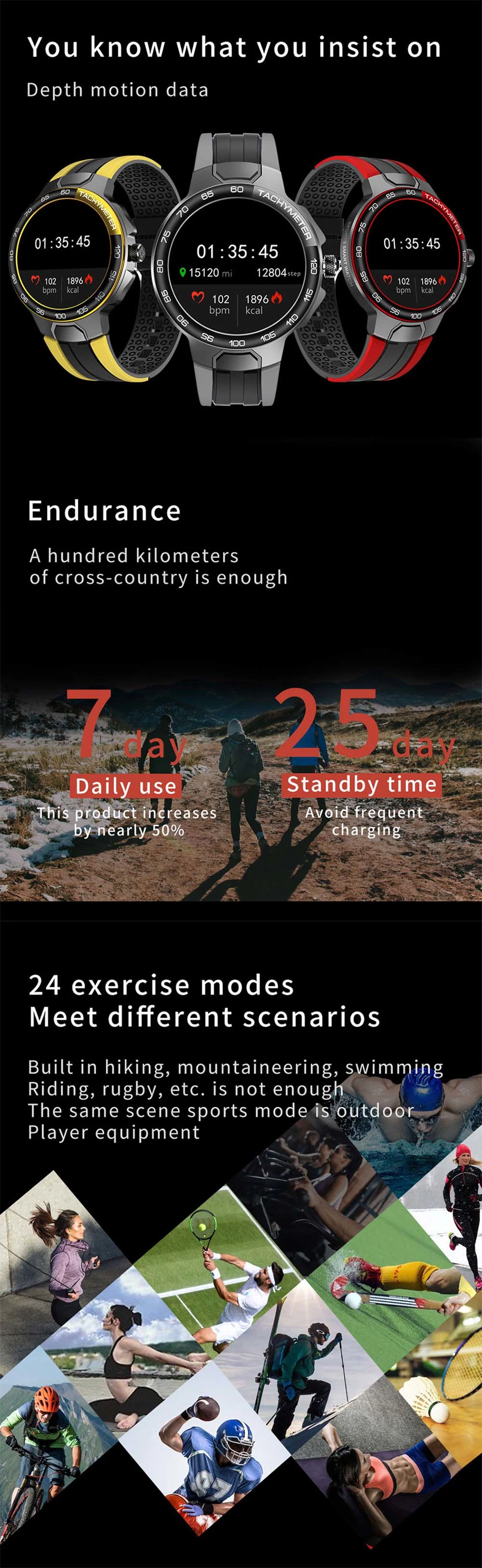 E15 Custom Logo Sports Reloj Inteligente Fitness Health Monitor Smartwatch