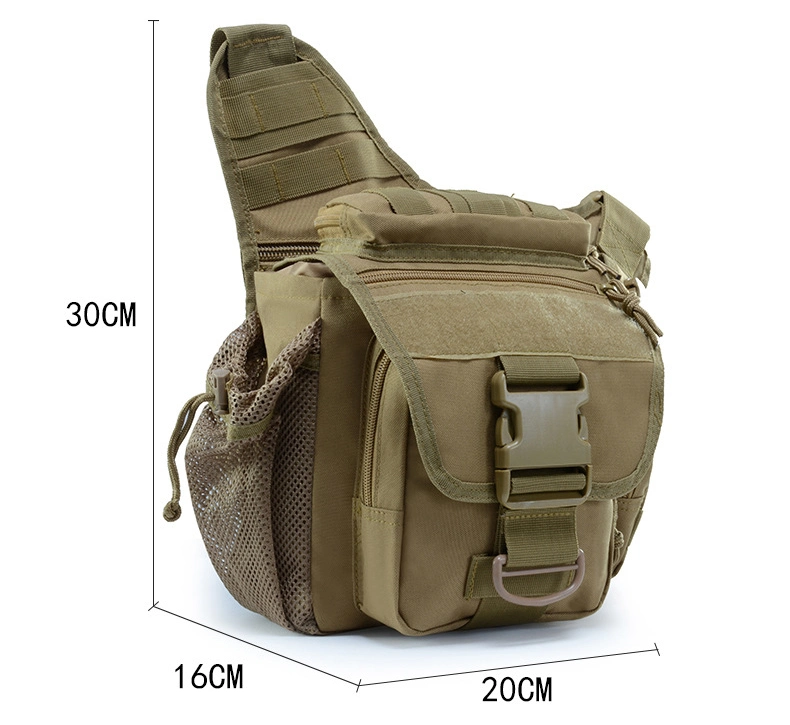 Waterproof Outdoor Camouflage Sports Single Shoulder Tactical Cycling Hiking Military Style Crossbody Fanny Waist Chest Bag Pack (CY3611)