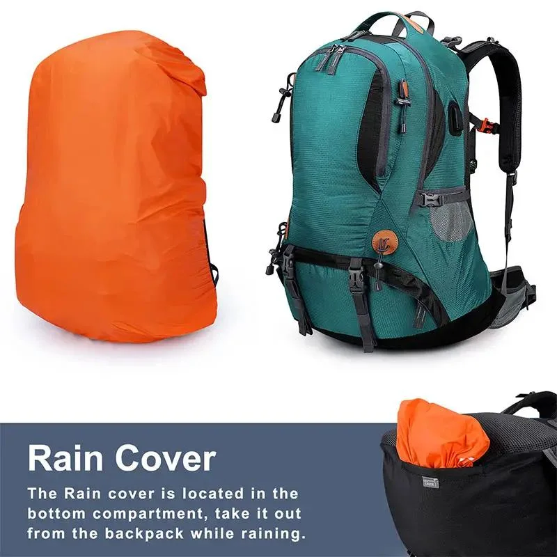 50L Hiking Waterproof Day Backpack Outdoor Camping Climbing Backpack