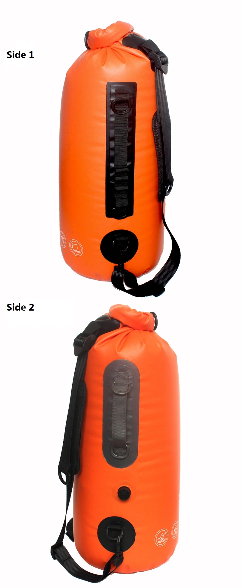 30L Roll Top Stuff Sack Waterproof Dry Bag Backpack for Men Women