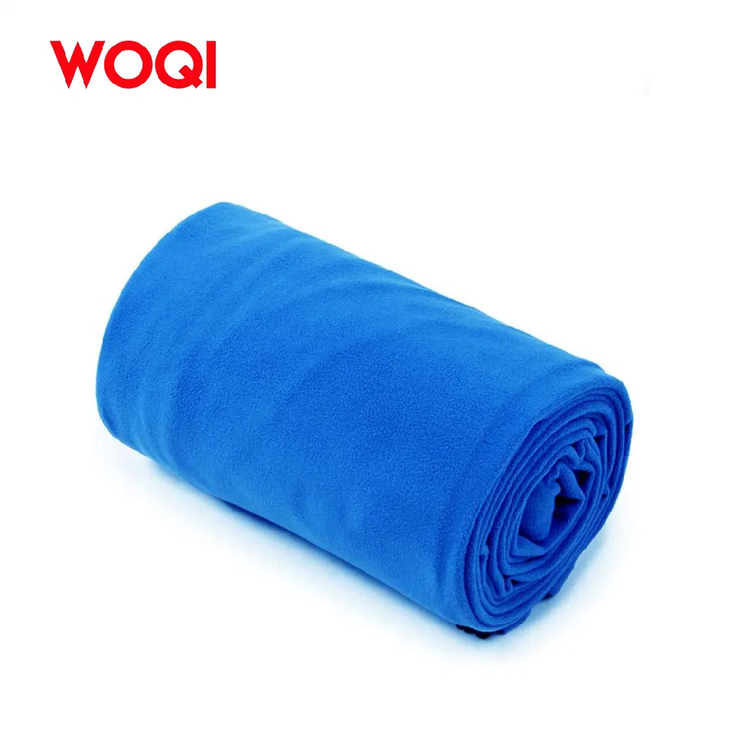 Woqi Wholesale Microfiber Fleece Zippered Sleeping Bag Liners for Camping