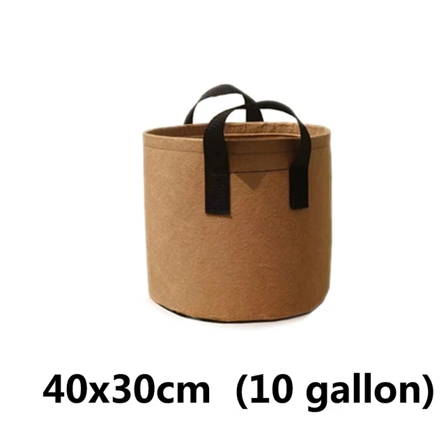 2 or 5 Gallon Plant Grow Bags Growing Potato Home Garden Tools 7 Gallon 10 Gallon Planting Bag Flower Fruit Tree Fabric Pots