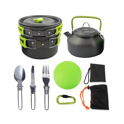 Legierung Falten Camping Kochen Set Camping Zubehör