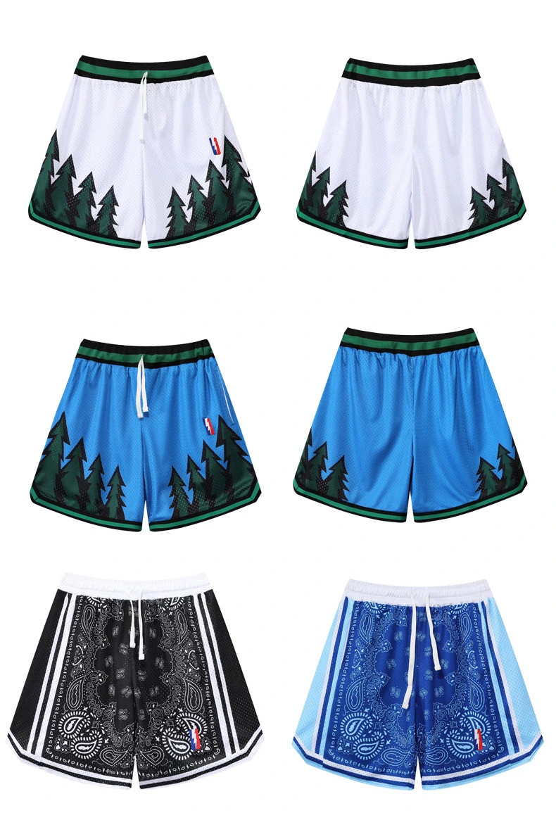 Men Running Fans Workout Gym Basketball Fitness Jogger Mesh Shorts Athletic Wear Men&prime;s High Quality Sports Shorts Casual Shorts