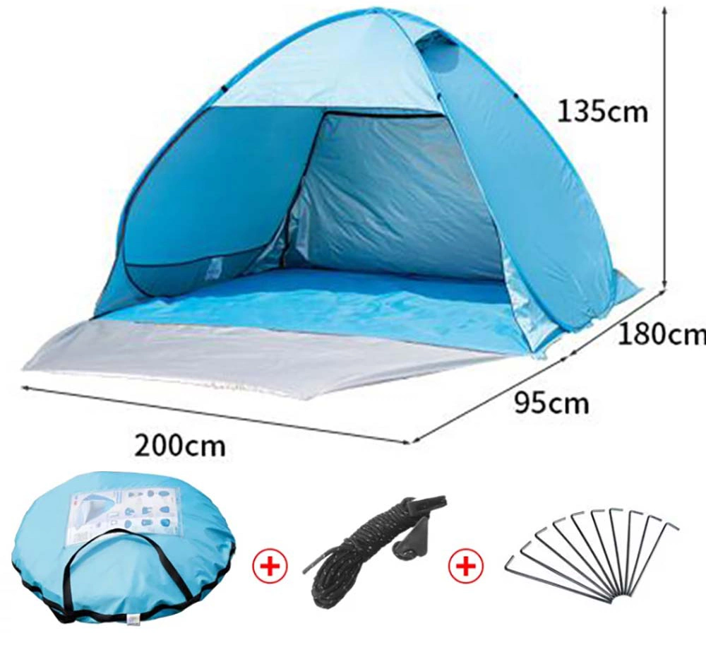 UV Proof Sunshade Camping Easy Folding Beach Tent Pop up Shade