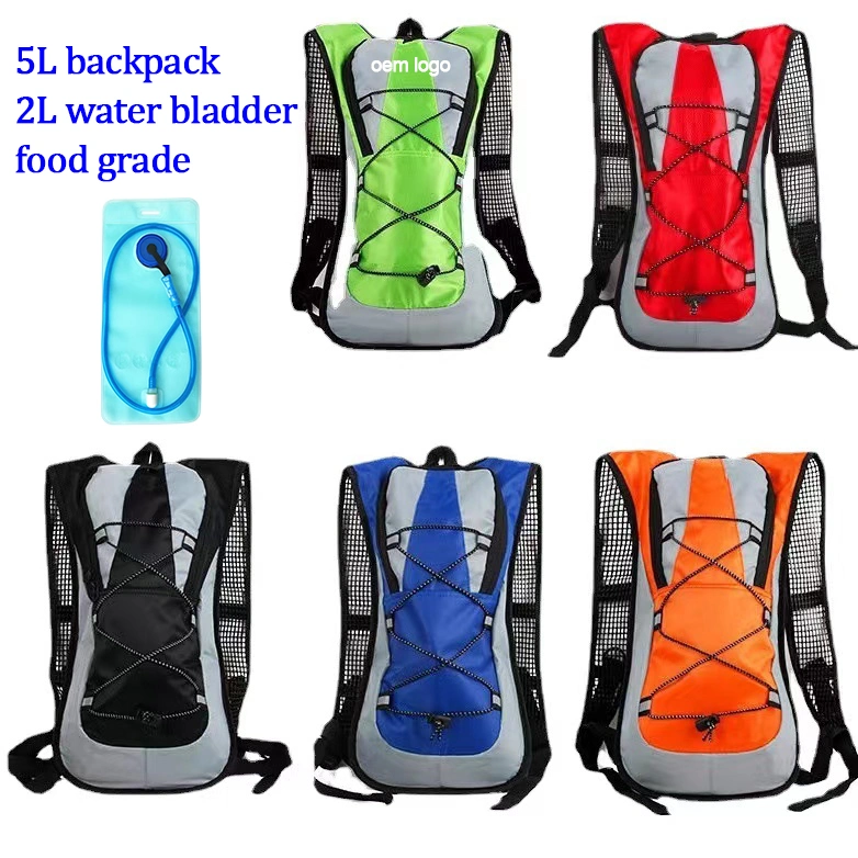 Colorful Hiking Travel Bicycle Backpack Water Bag Custom Hydration Pack Cycling Running Hydration Backpack with Water Bladder