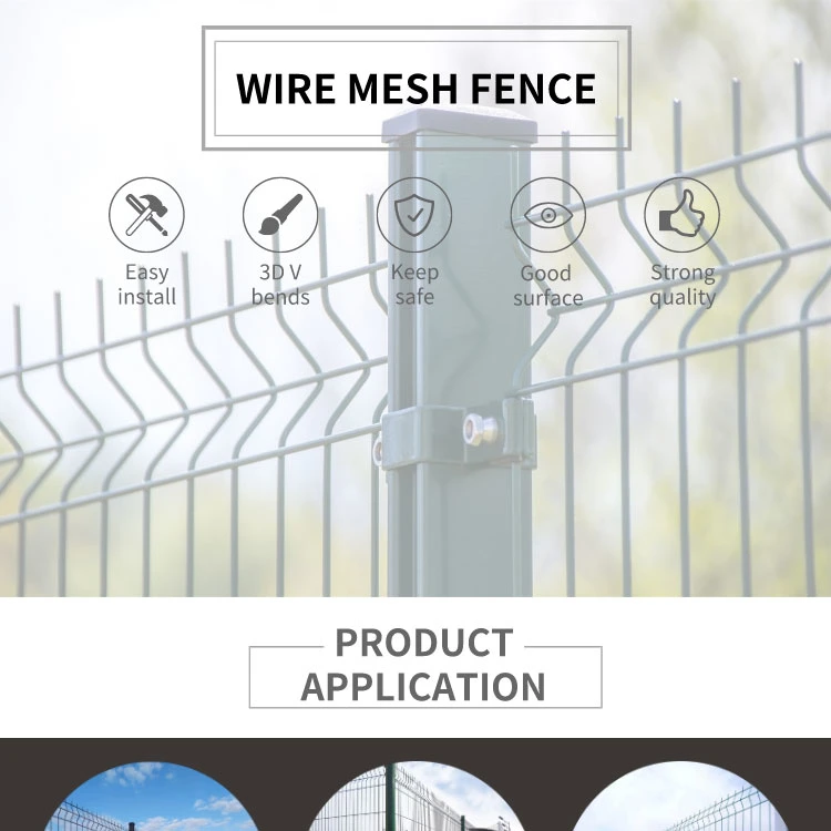 Home Garden Metal Wire Fence Welded Wire Mesh Fence