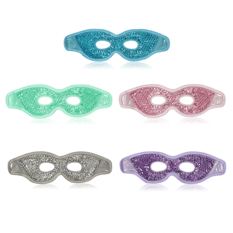 Custom Cooling Gel Bead Sleeping Eye Mask Reusable Hot/Cold Pad