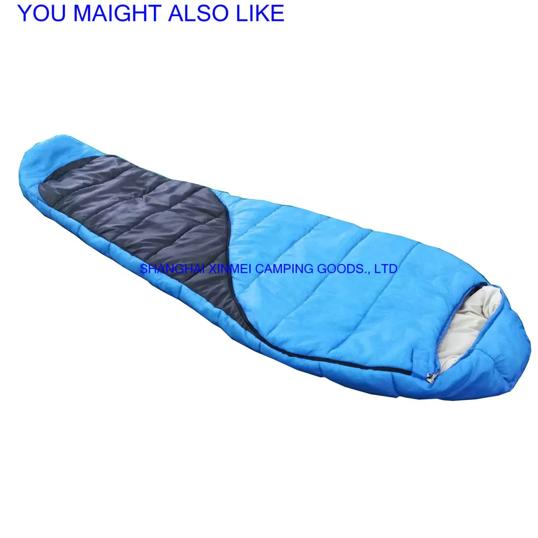 Lightweight Outdoor Hiking Cotton Zipper Camping Adult Travel Single Camping Mummy Envelope Sleeping Bag