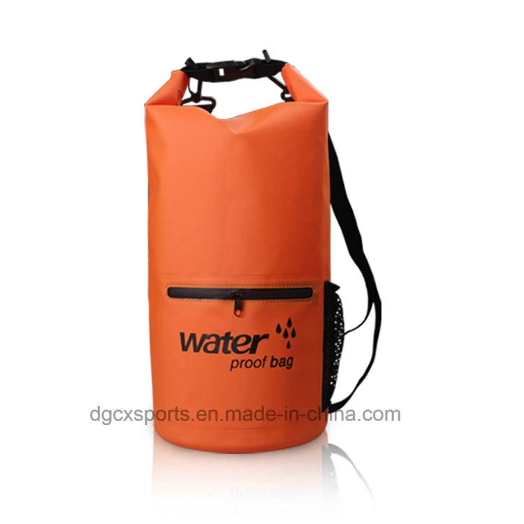 Custom Logo Brand Hiking Camping Floating 500d Outdoor PVC Waterproof Wet Dry Bag Backpack