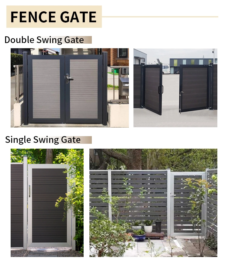 Wholesale Wood Plastic Composite Fencing Garden Board Privacy WPC Fence