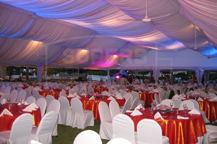 High Quality Clear 100 People Clear Window Sidewalls Party Tent