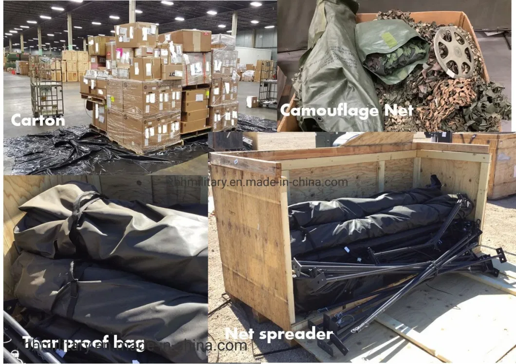 Anti Radar Fire Retardant Near Infared Camouflage Net for Tactical Use