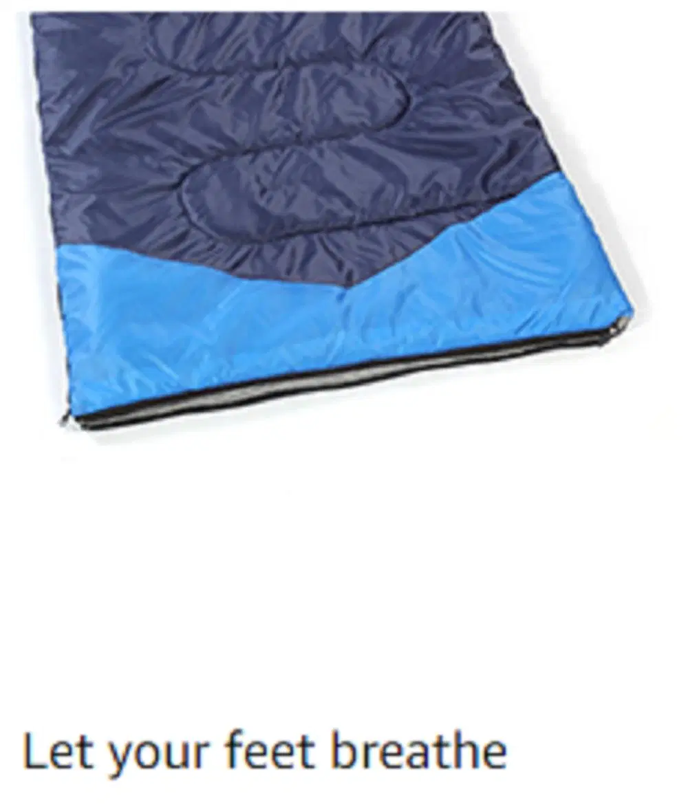 Sleeping Bag 3 Seasons (Summer, Spring, Fall) Warm &amp; Cool Weather - Lightweight, Waterproof Indoor &amp; Outdoor Use for Kids, Teens &amp; Adults for Hiking and Camping