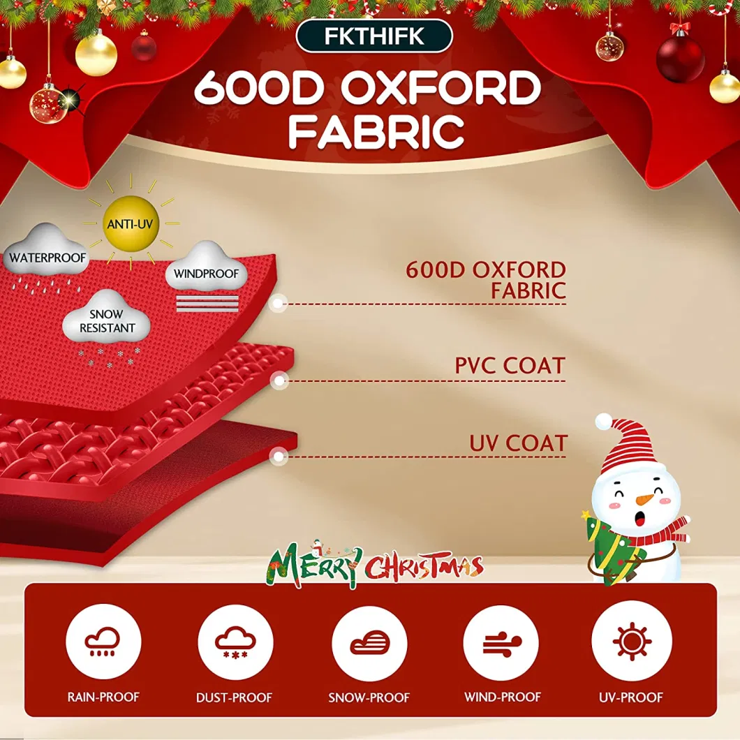 Christmas Tree Storage Bag, Suitable for Christmas Trees up to 9 Feet High, Tear Resistant 600d Oxford