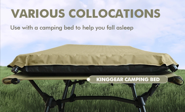 Outdoor Camping Sleeping Pad Foldable Self Inflatable Sleeping Air Mat Sleeping Pad Self Inflating Picnic Camping Mattress
