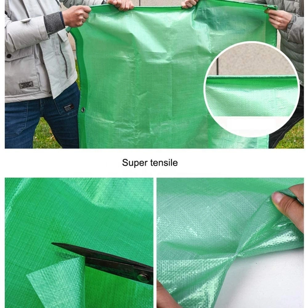 Green Color HDPE Woven Fabric Tarpaulin, LDPE Laminated PE Tarpaulin, Truck Cover Tarpaulin Plastic Sheet