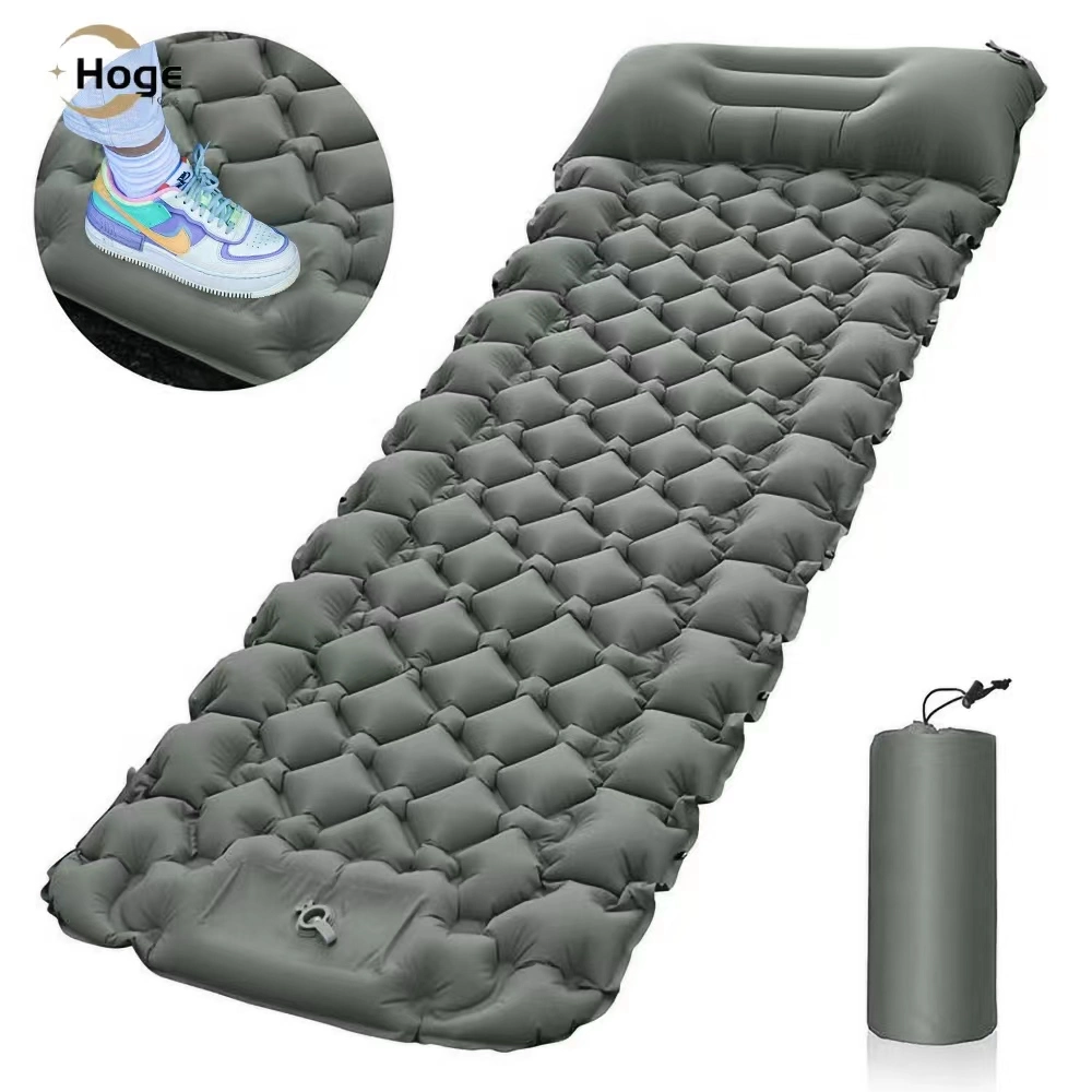 Outdoor Automatic Air Mattress Single Moisture Cushion Inflatable Camping Mattress