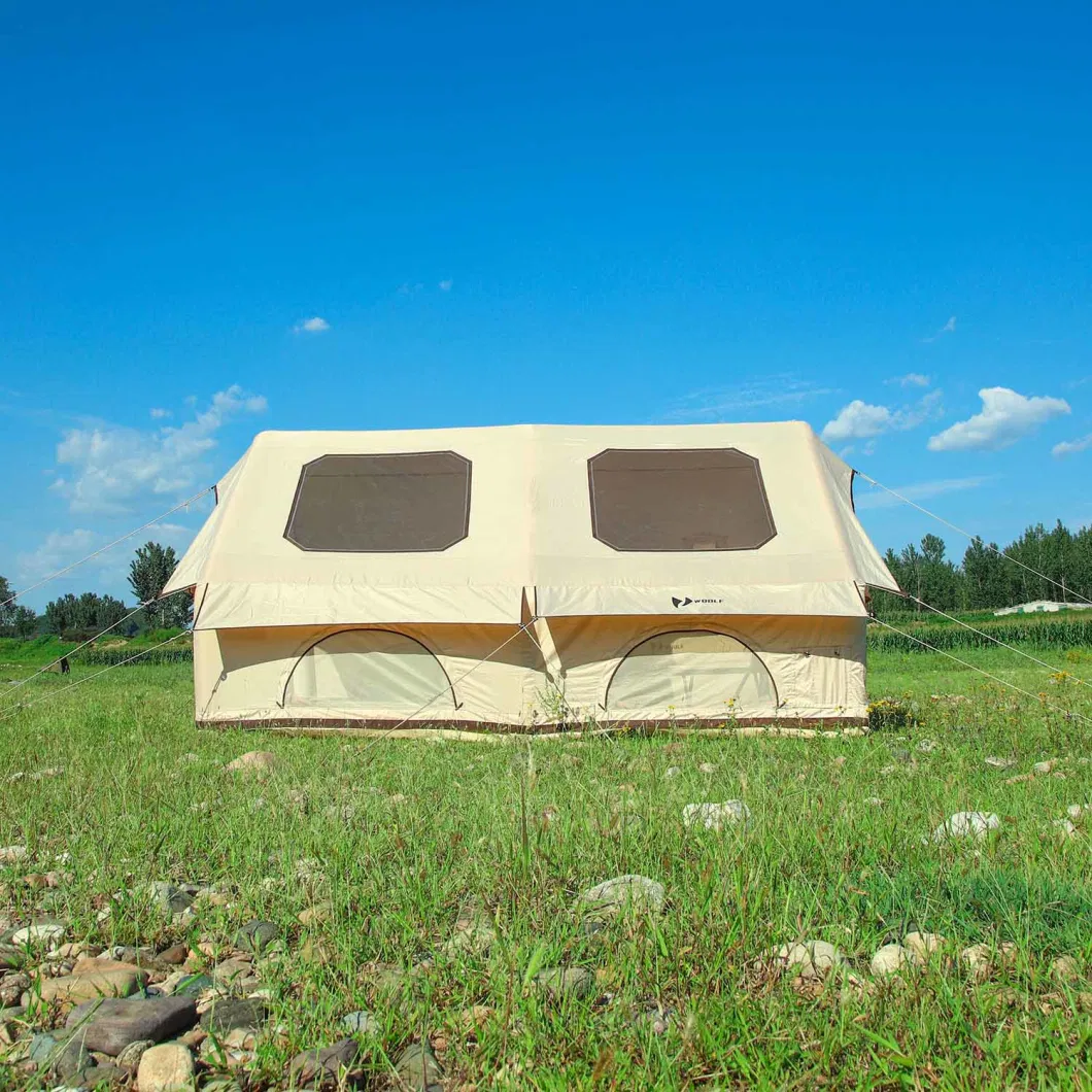 4X3m Glamping Camping Inflatable Tent Inflatable Air Tent for 6 Man