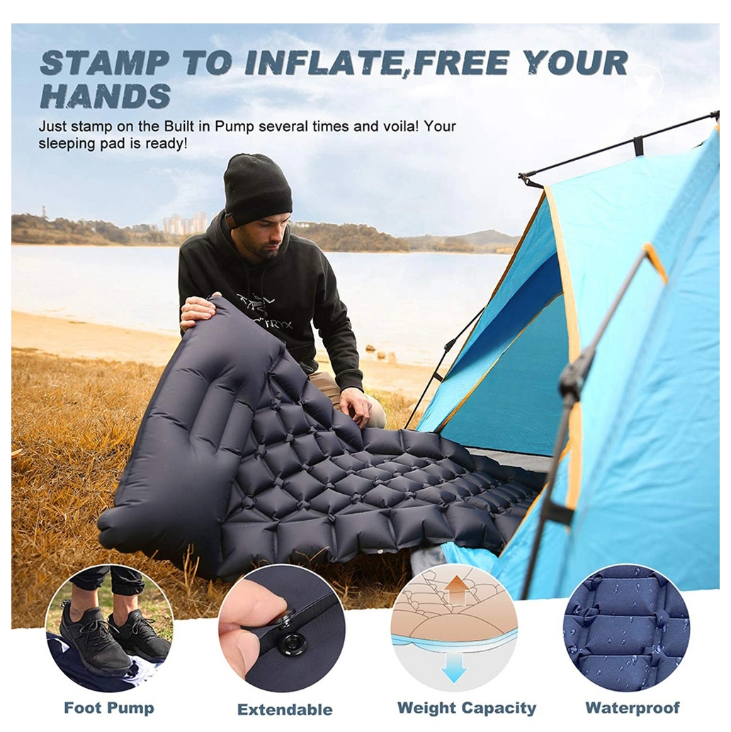 Waterproof Camping Lightweight Inflatable Sleeping Mat Air Mattress Camping Sleeping Pad