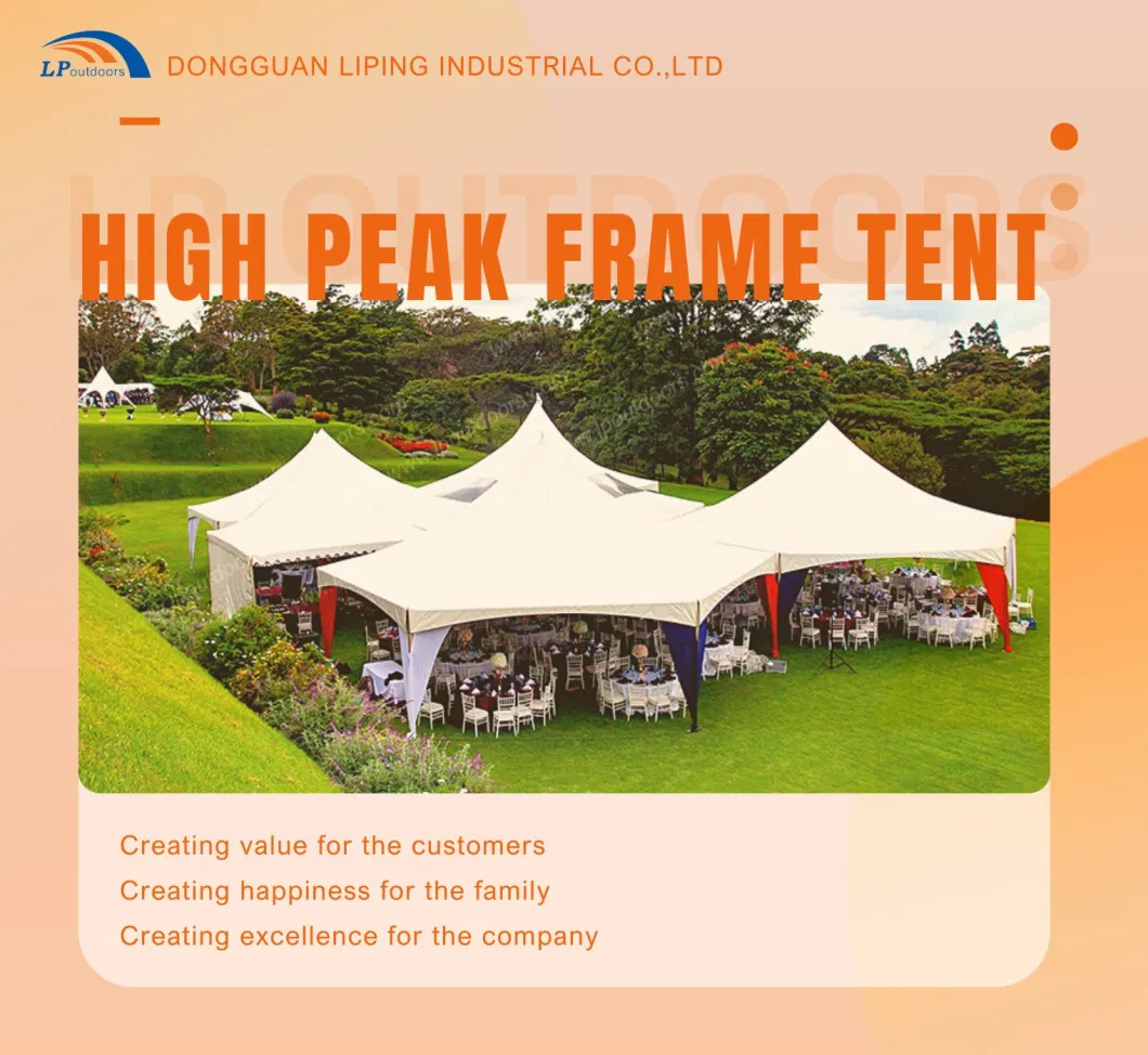 10 People Outdoors Party Event High Peak Frame Tent Gazebo Tent