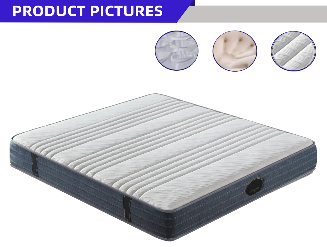 Hotel Bedroom Mattress for Queen Size Double Bed Latex Spring Made of Foam Memory Air Mattress