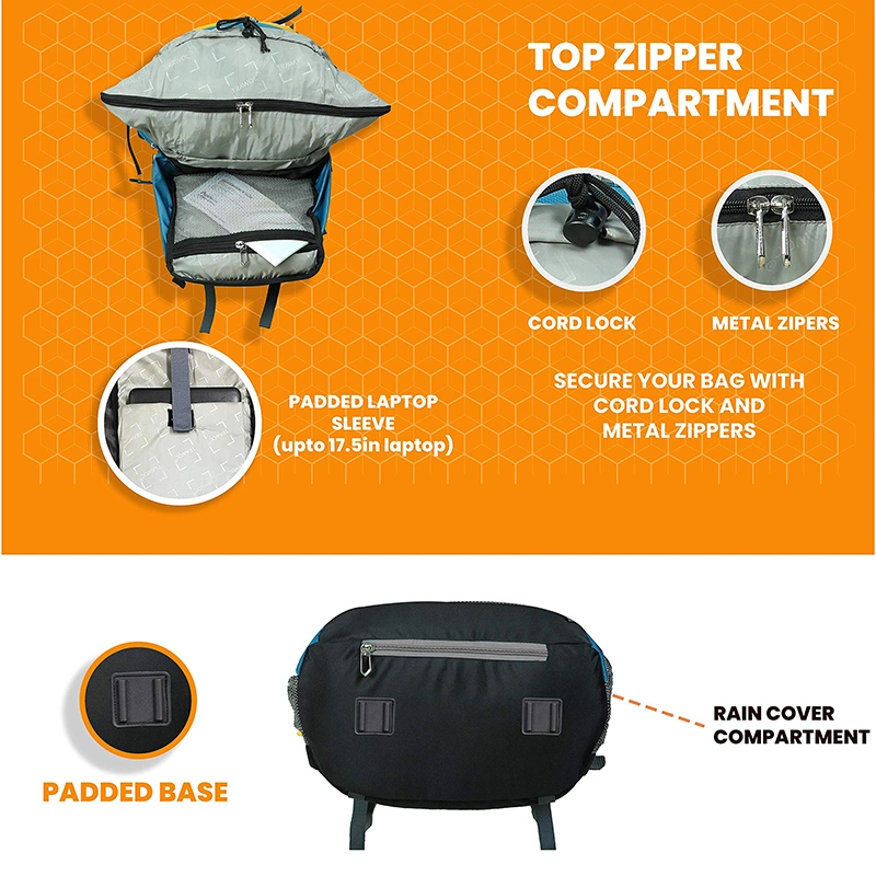 Waterproof Customer Travel Bag Travel Backpack Hiking 90 L Duffel Backpack