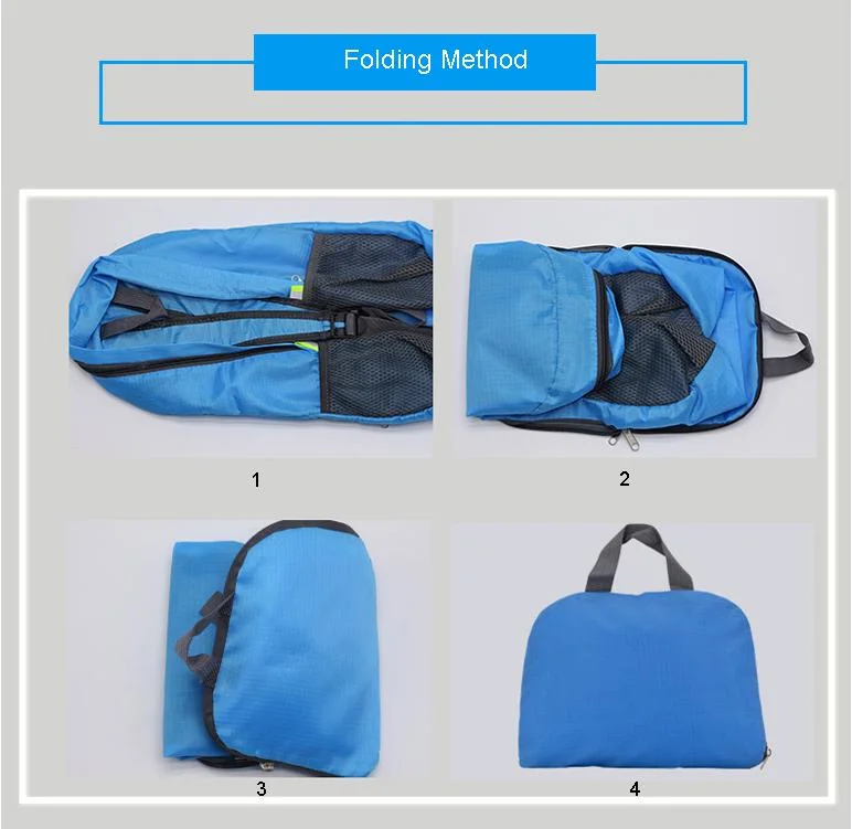 Custom Logo Hiking Travel Bag 420d 420d Polyester Casual Daypacks