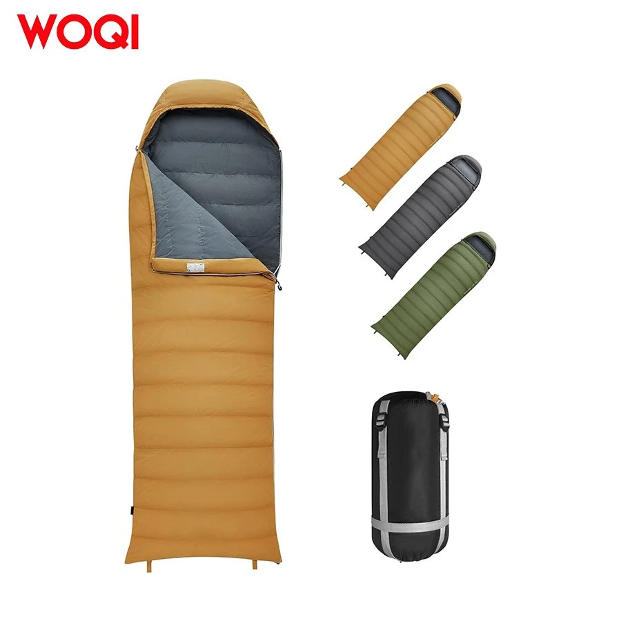 Woqi Ultra Lightweight Portable Down Sleeping Bag, Backpack Travel Sleeping Bag