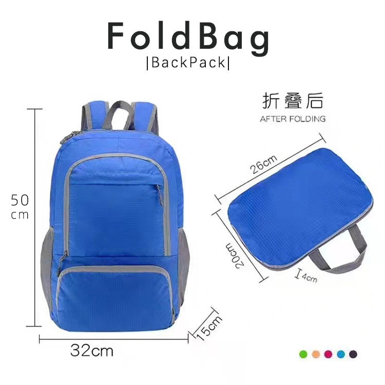 Factory Sell Outdoor Sports Picnic Folded Backpack Daypack
