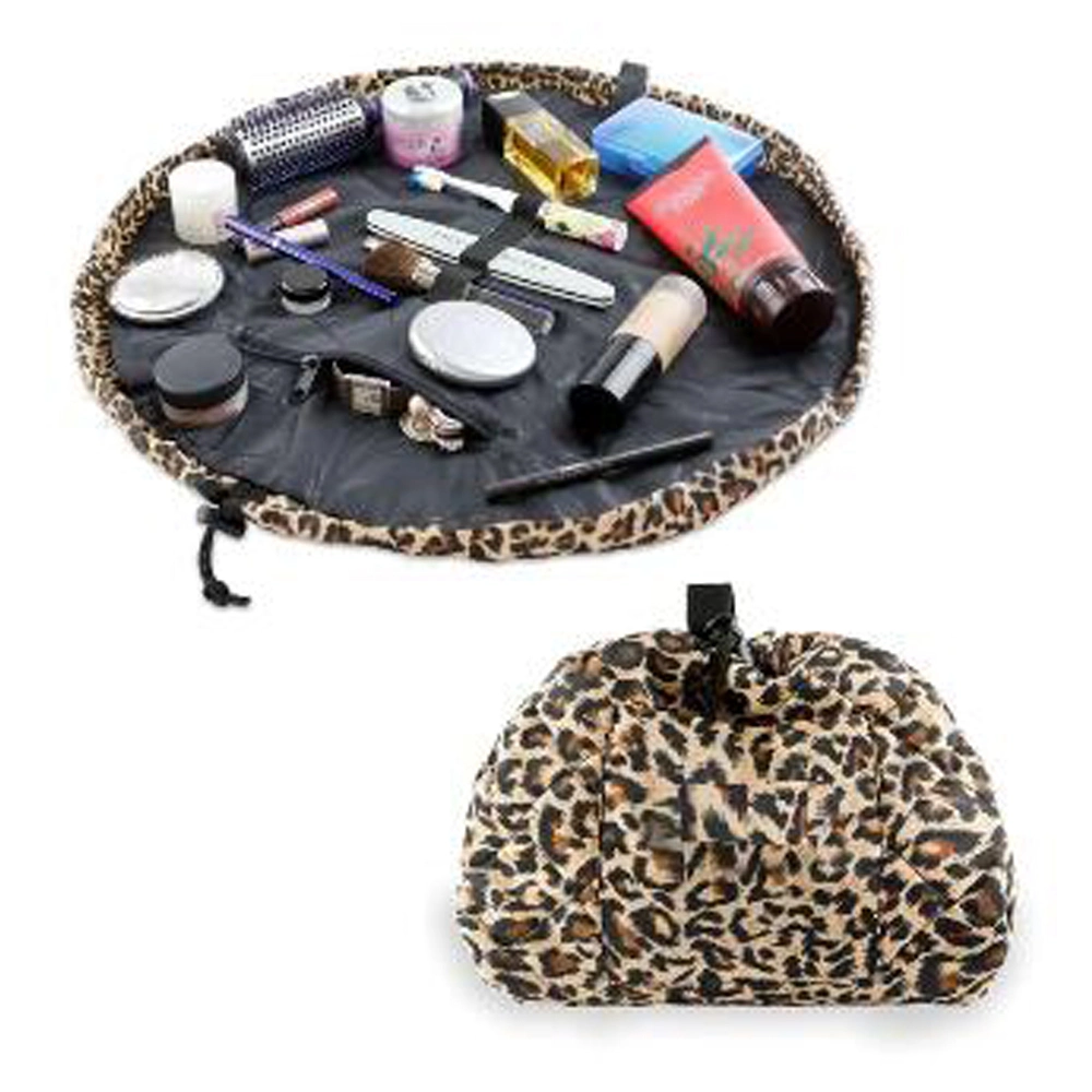 Women Lazy Travel Storage Drawstring Makeup Cosmetic Bag