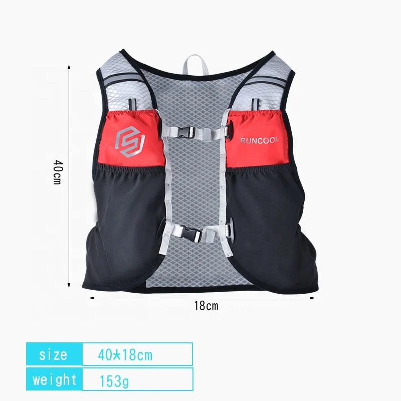 Light Weight Marathon Trail Hiking Cycling Running Water Hydration Backpack with 1.5L 2L 3L Water Bladder