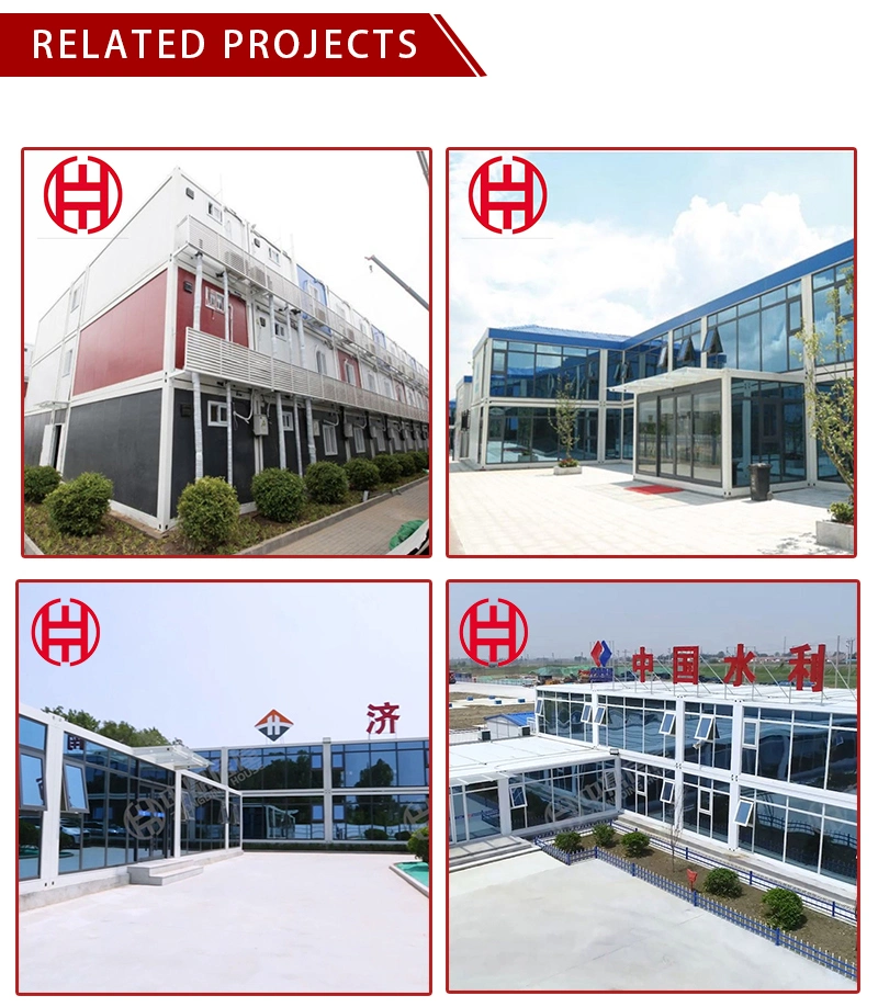 Factory Dormitories Office Building Shipping Mobile Prefabricated Movable Flat Pack Container Camp