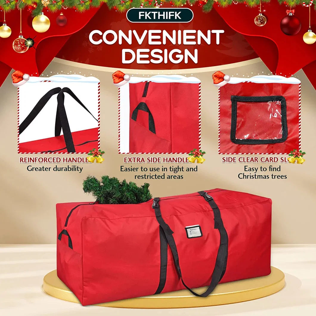 Christmas Tree Storage Bag, Suitable for Christmas Trees up to 9 Feet High, Tear Resistant 600d Oxford