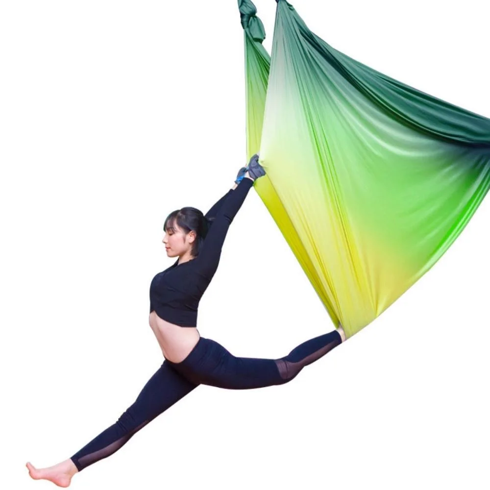 Yoga Swing Kit Aerial Silks Therapy Swing Soft Swing Yoga Hammock Sensory Integration Indoor Outdoor Camping Bl19661