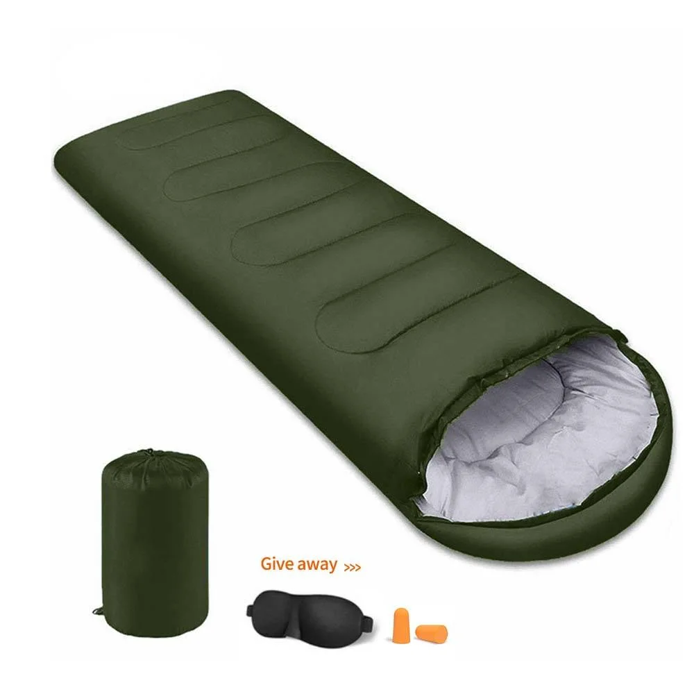 Hot Selling 4 Seasons Portable Camping Waterproof Cold Weather Sleeping Bag for Indoor Outdoor