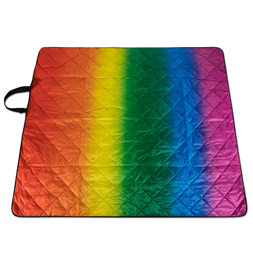 Easy Cleanup Colorful Vista Outdoor Picnic Blanket