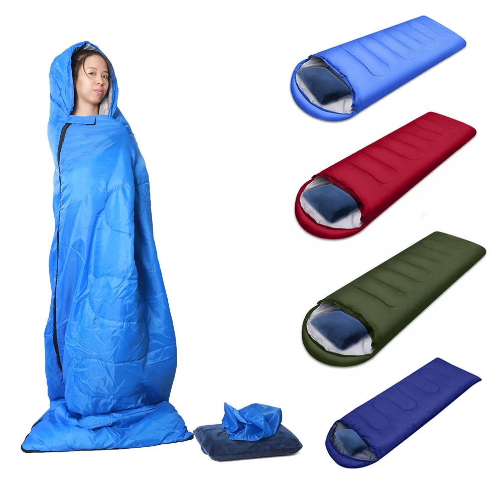 Hot Selling 4 Seasons Portable Camping Waterproof Cold Weather Sleeping Bag for Indoor Outdoor