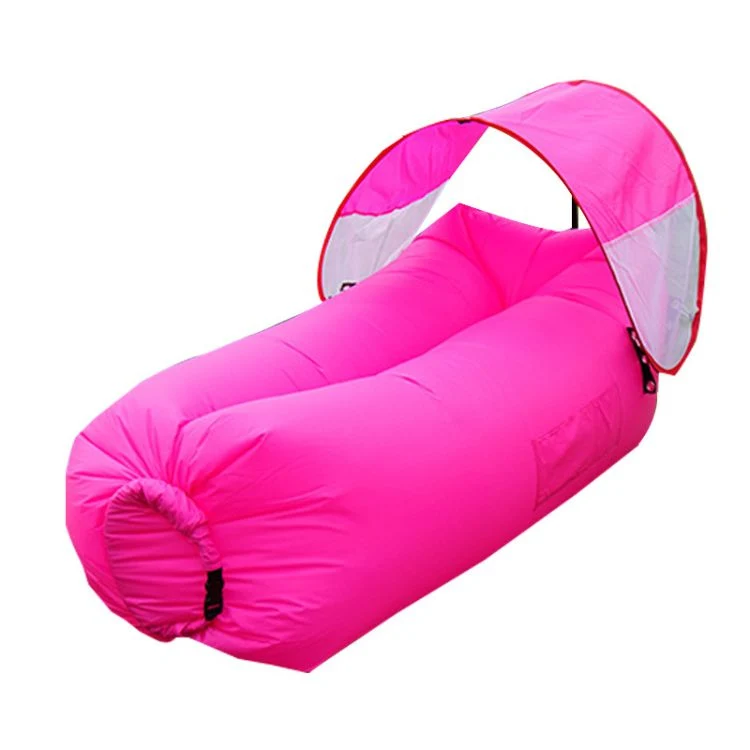 Outdoor Camping Ground Garden Easy Inflation Inflatable Portable Handout Lazy Lounger Air Sleeping Sofa Bag