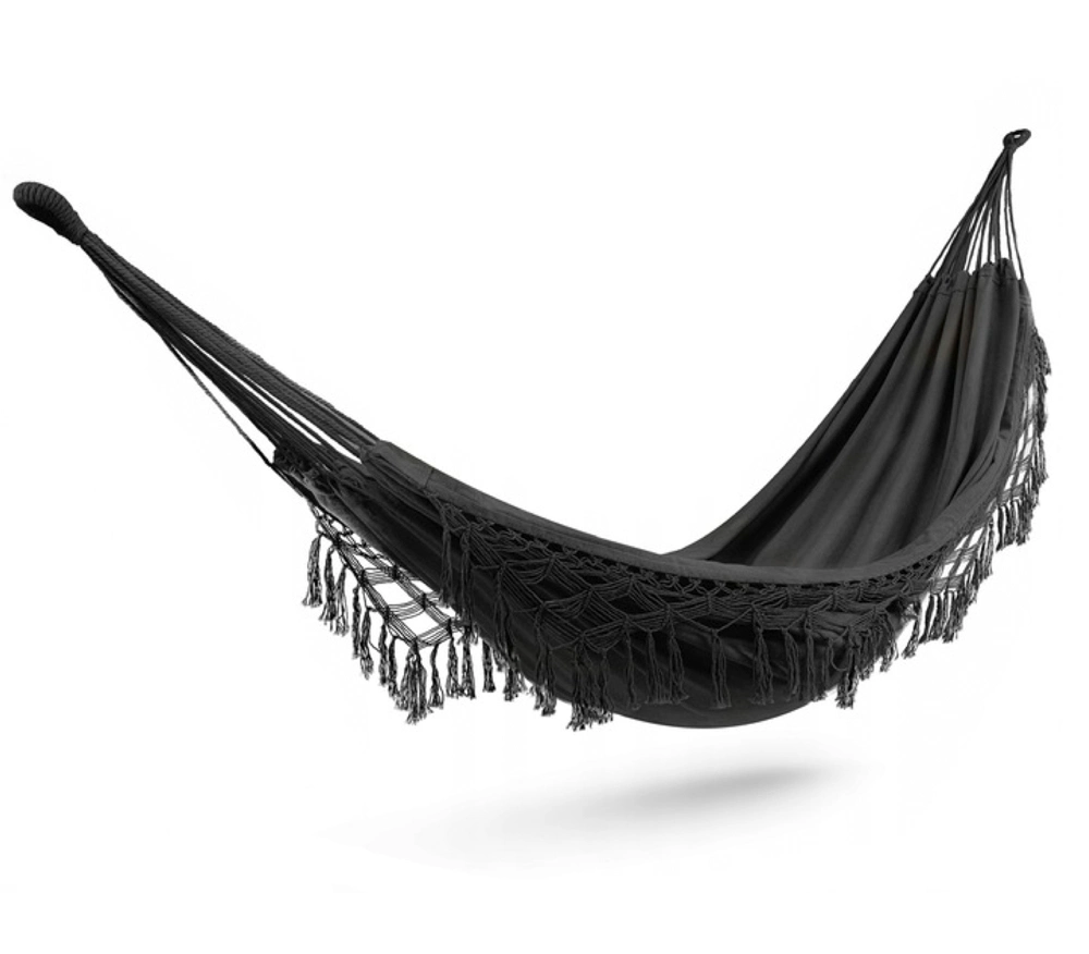 Premium Outing Camping Travel Mexican Boho Indoor Outdoor Picnic Party Garden Patio Double Hammock