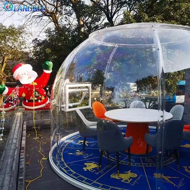 Popular Inflatable House Transparent Polycarbonate Tent Outdoor Camping Star Dome High Quality