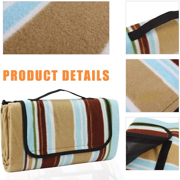 Suede Foldable Outdoor Camping Picnic Multiplayer Tourist Mat Beach Blanket