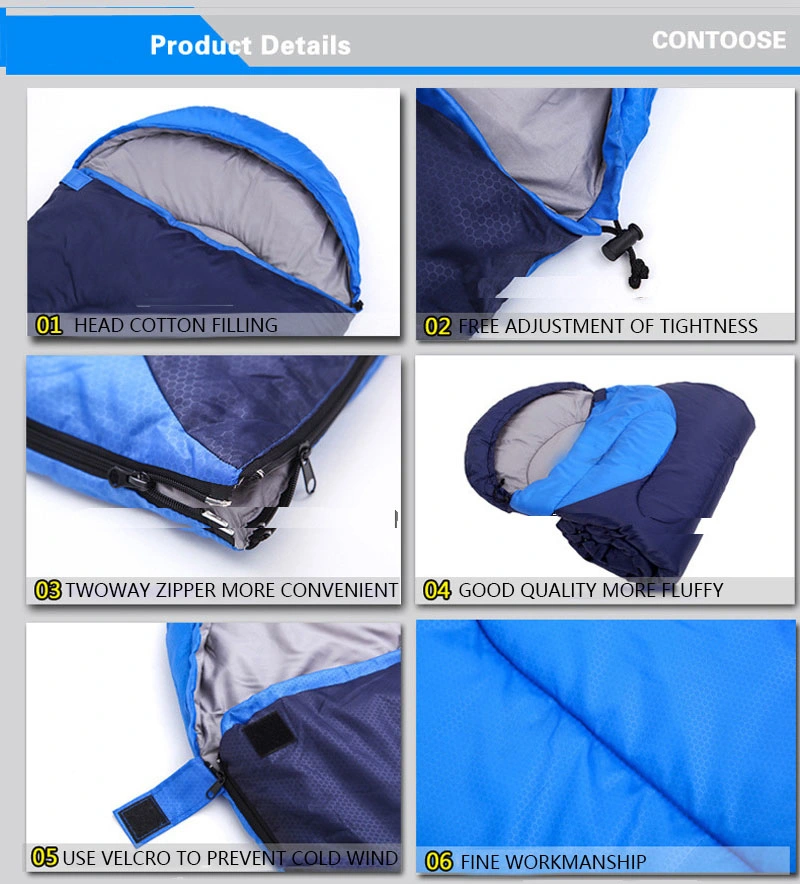 Custom Down Cold Weather Outdoor Camping Comfort Lightweight Portable Waterproof Sleeping Bag