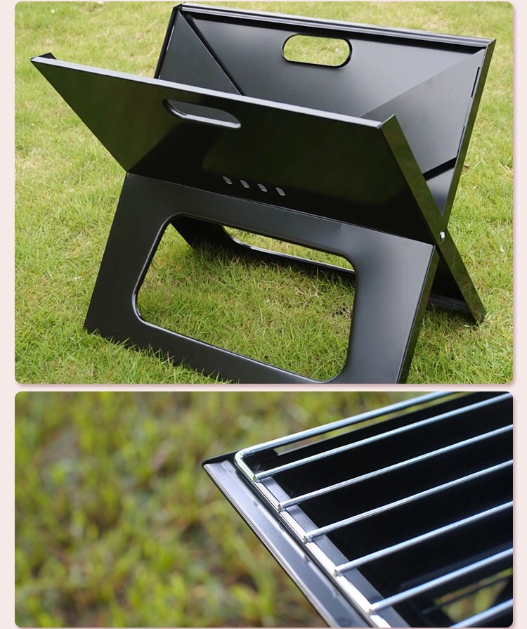 Outdoor X-Shaped Folding Grills Convenient Grills BBQ Wild Charcoal Grills