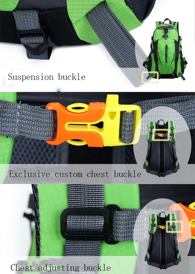 Custom Logo Anti Theft Large Capacity 40L Unisex-Adult Recruit Backpack School Bag Travel Oxygen Backpack Wholesale