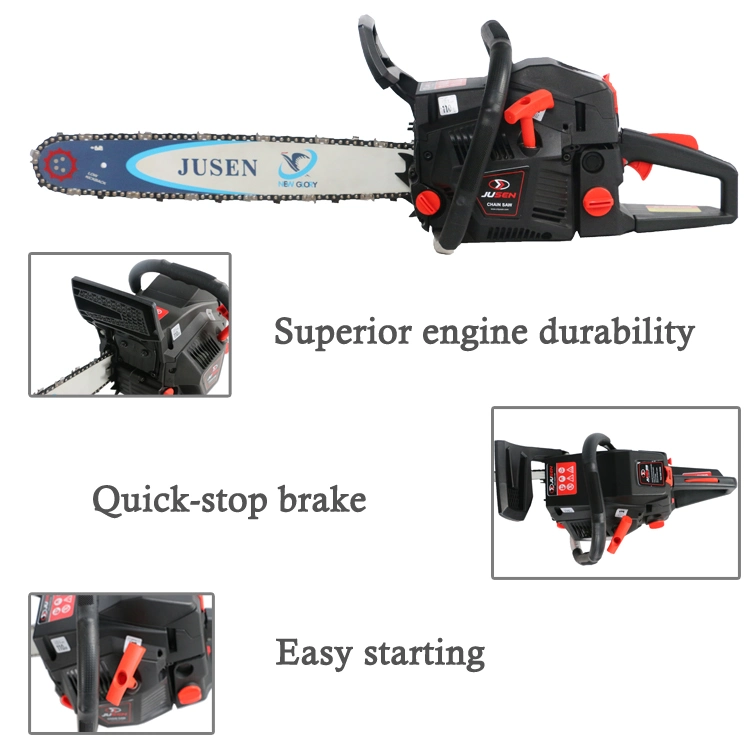 Top Quality 58cc Chain Saw Machine Saw Gasoline Chainsaw Garden Tool