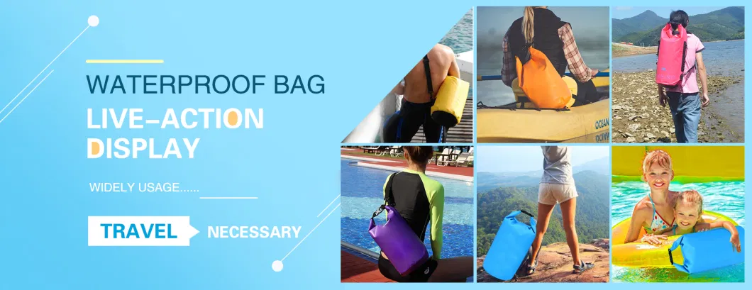 Ocean Pack OEM Dry Bag Backpack Waterproof Roll Top with Adjustable Straps