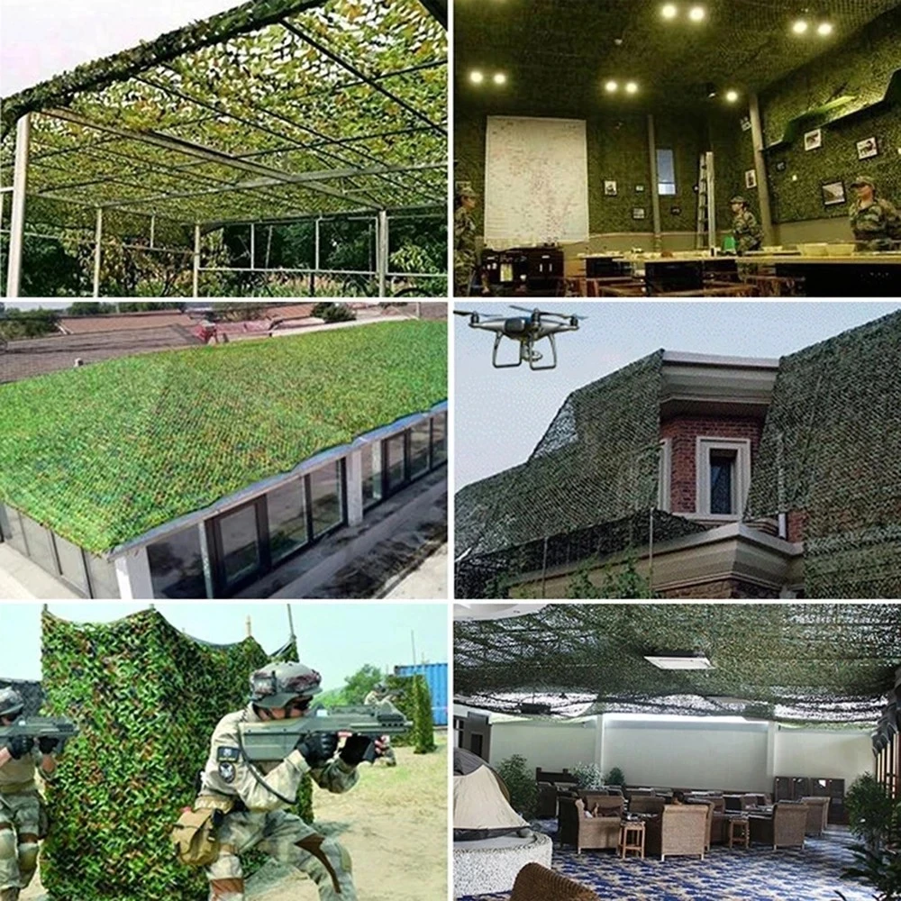 Military Camouflage Military Uniform Camouflage Net Hunting Camouflage Net Car Tent White Blue Green Black Jungle Net