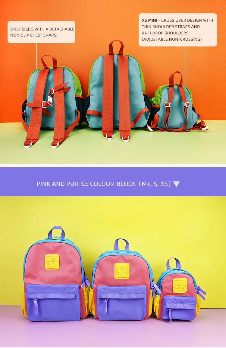 New Design Fashion Backpacks Customized Logo Lively Girls School Bags Casual Backpacks